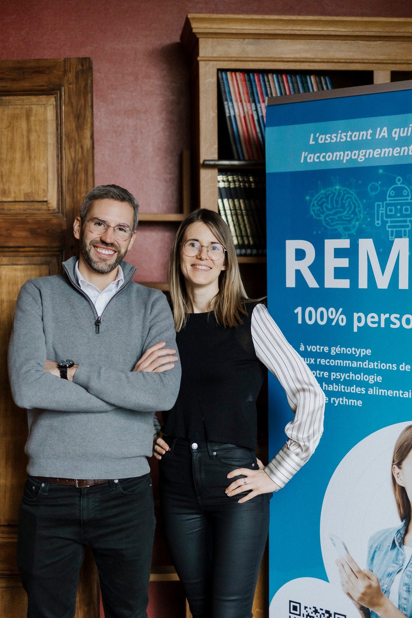 Morgane Paquet et Arnaud Ruelle, cofondateurs de REMI